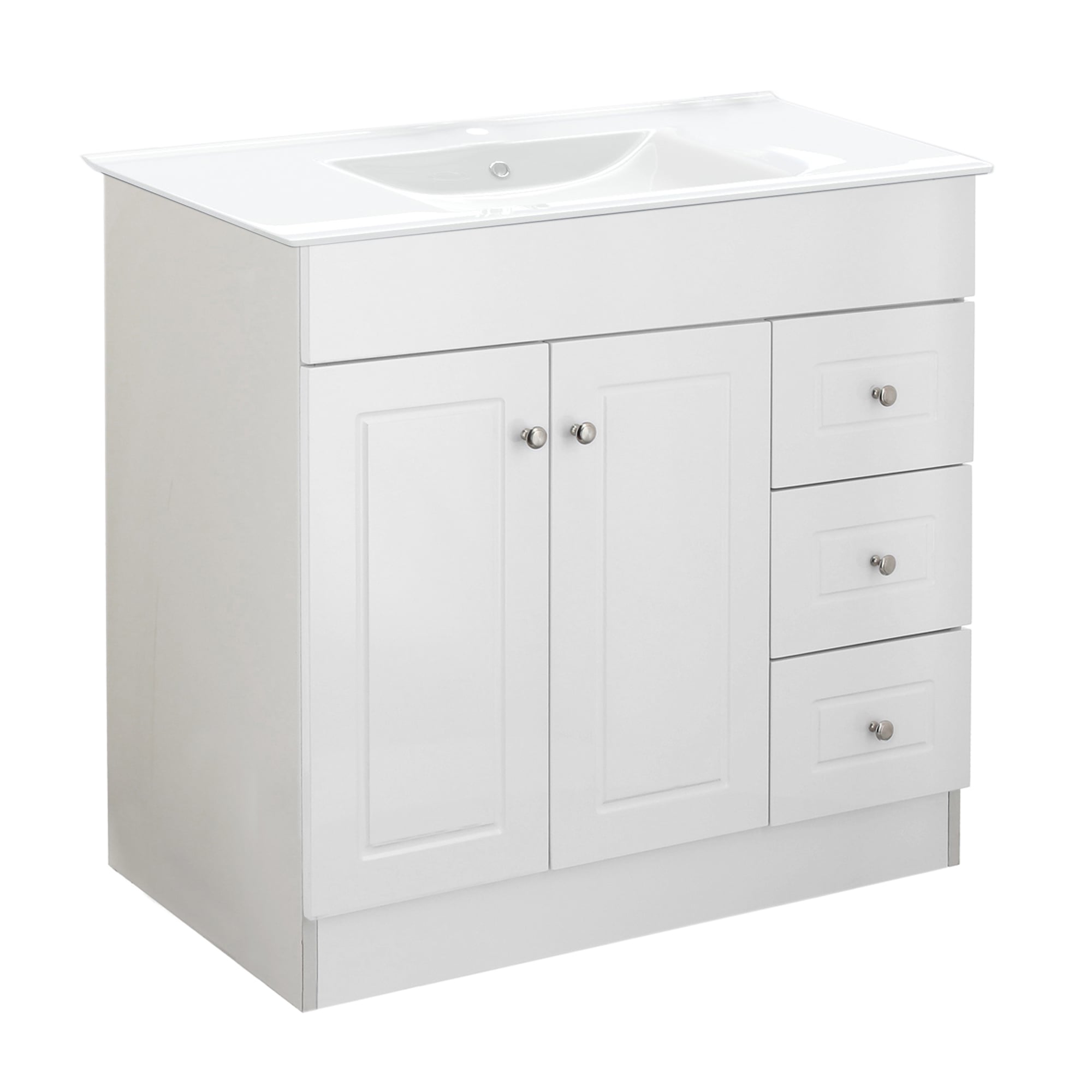 KIT MUEBLE VANITORIO DOMSA BLANCO B80PHD-B+P-80/ 80X80X47CM - 3