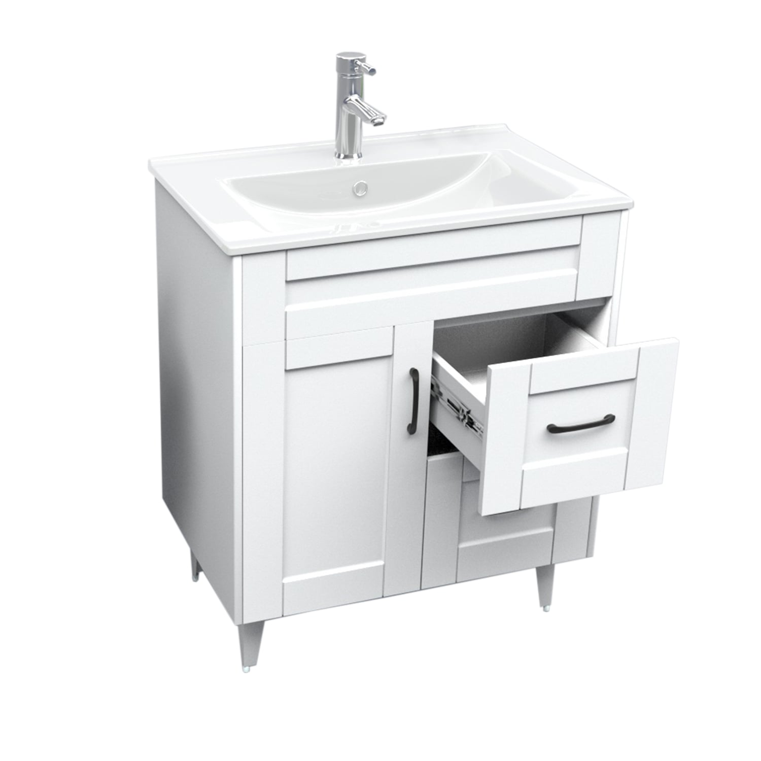 KIT DOMSA MUEBLE VANITORIO DELUXE 70SK + P-70 BLANCO - 4
