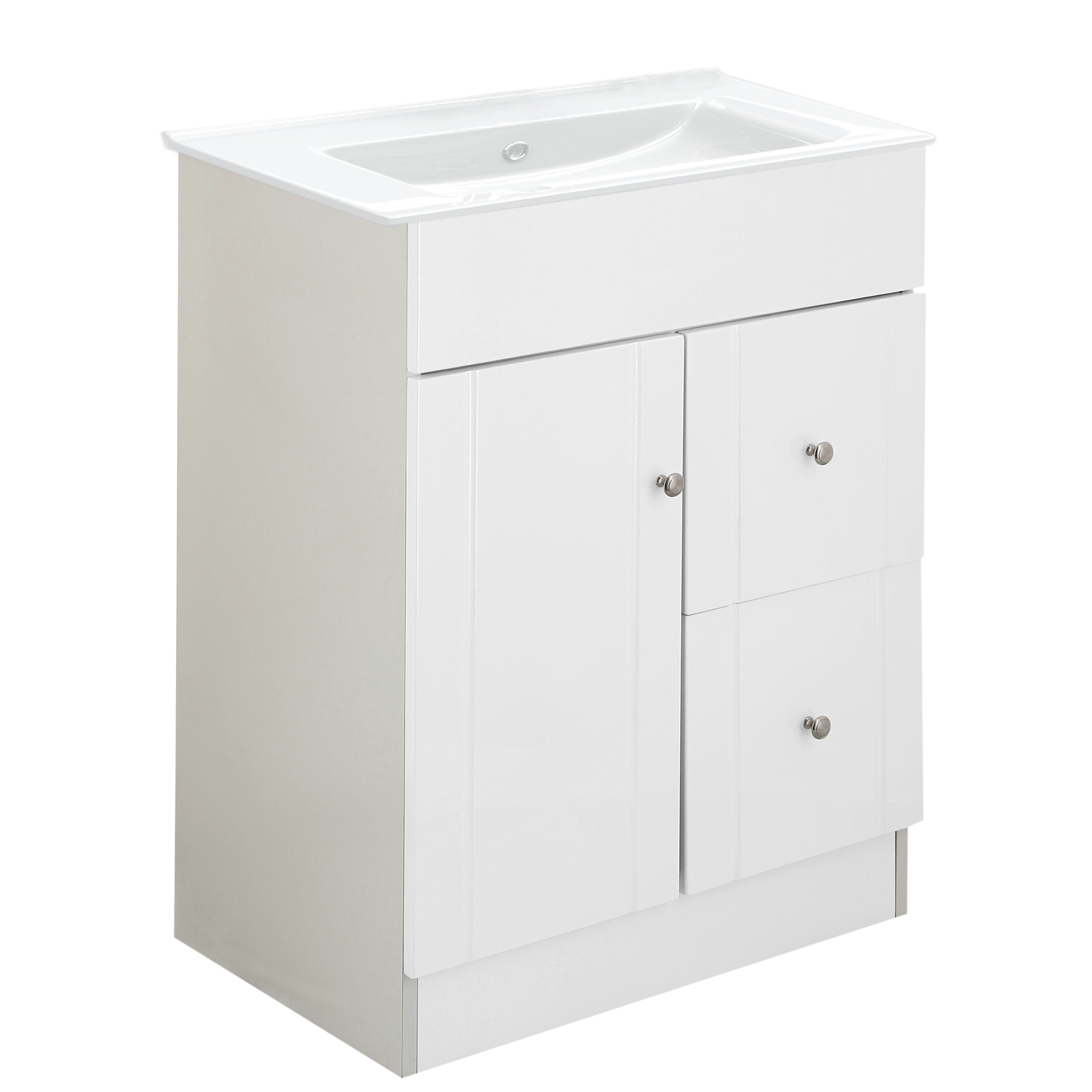 KIT MUEBLE VANITORIO DOMSA BLANCO B-PA-60A+60C / 60X80X40CM - 3