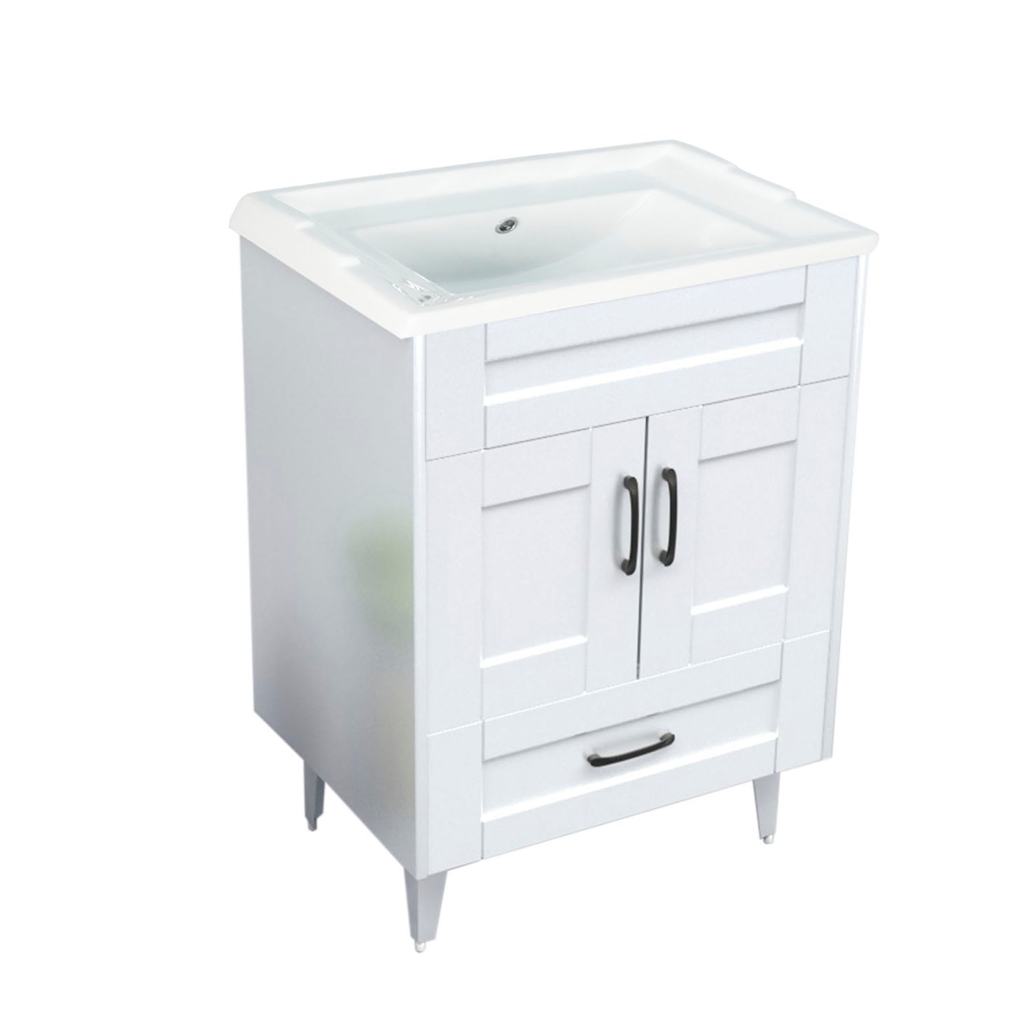 KIT DOMSA MUEBLE VANITORIO DELUXE B60SK + F-60 BLANCO - 2