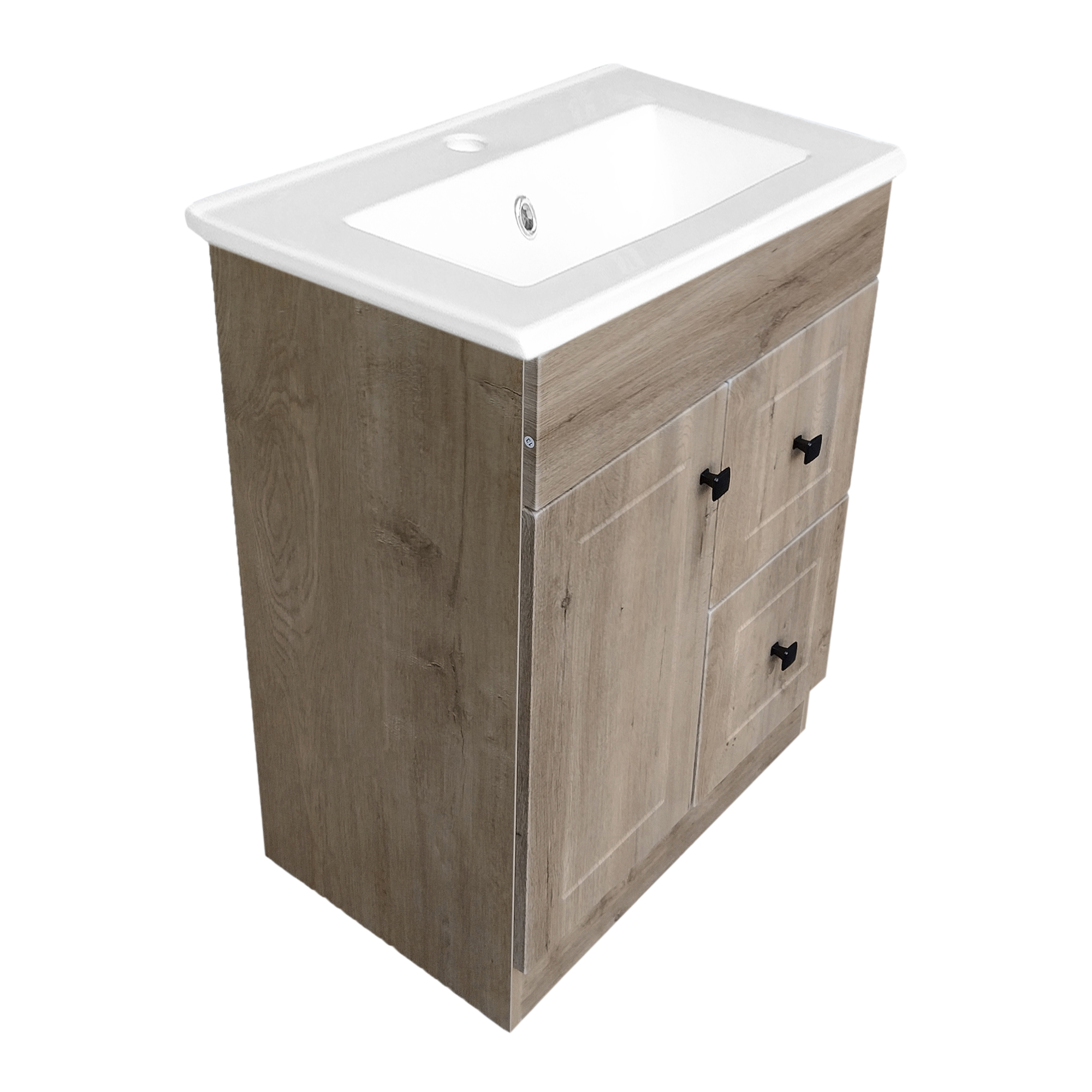 KIT MUEBLE VANITORIO DOMSA BLANCO BPA60-WOOD+60C / 60X80X40CM - 3