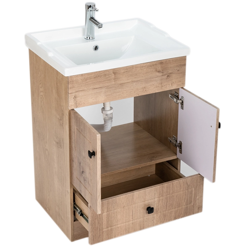 MUEBLE DOMSA VANITORIO WOOD B60PH-W NO INCLUYE CUBIERTA 60 CM - 3