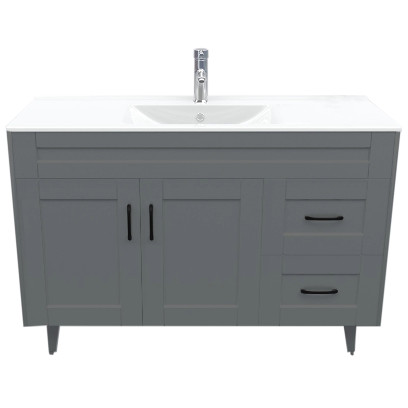 MUEBLE DOMSA VANITORIO GRIS 120SK-G NO INCLUYE CUBIERTA 120 CM - 1