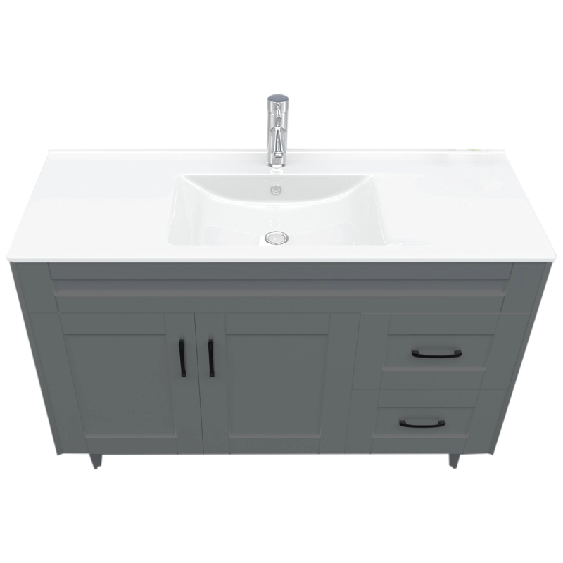 MUEBLE DOMSA VANITORIO GRIS 120SK-G NO INCLUYE CUBIERTA 120 CM - 2
