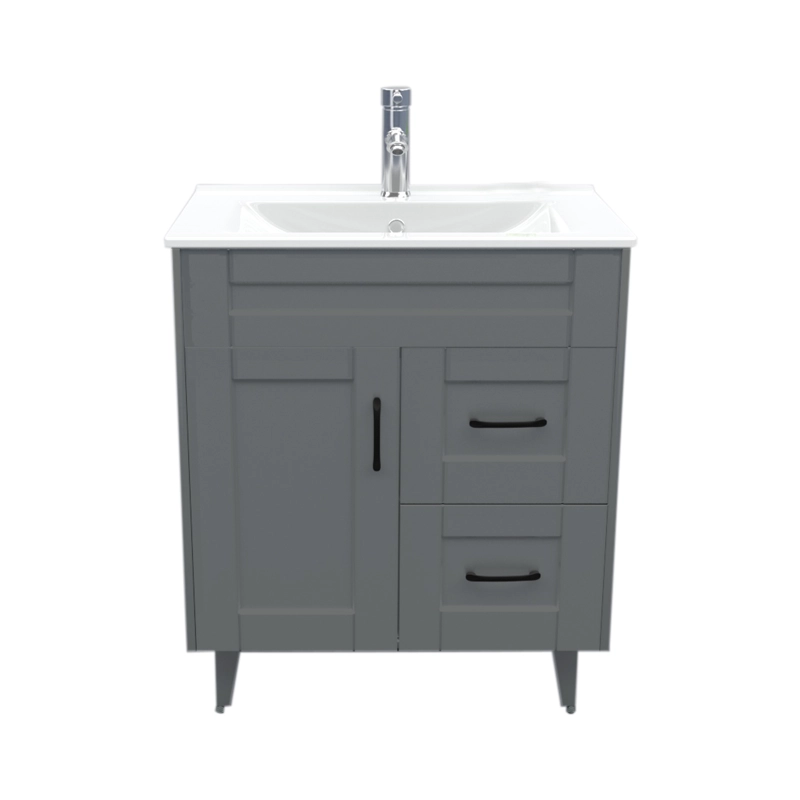 MUEBLE DOMSA VANITORIO GRIS 70SK-G NO INCLUYE CUBIERTA 70 CM - 1