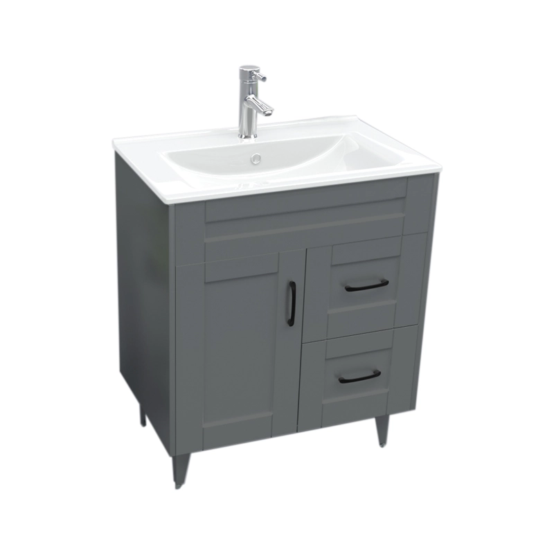 MUEBLE DOMSA VANITORIO GRIS 70SK-G NO INCLUYE CUBIERTA 70 CM - 2