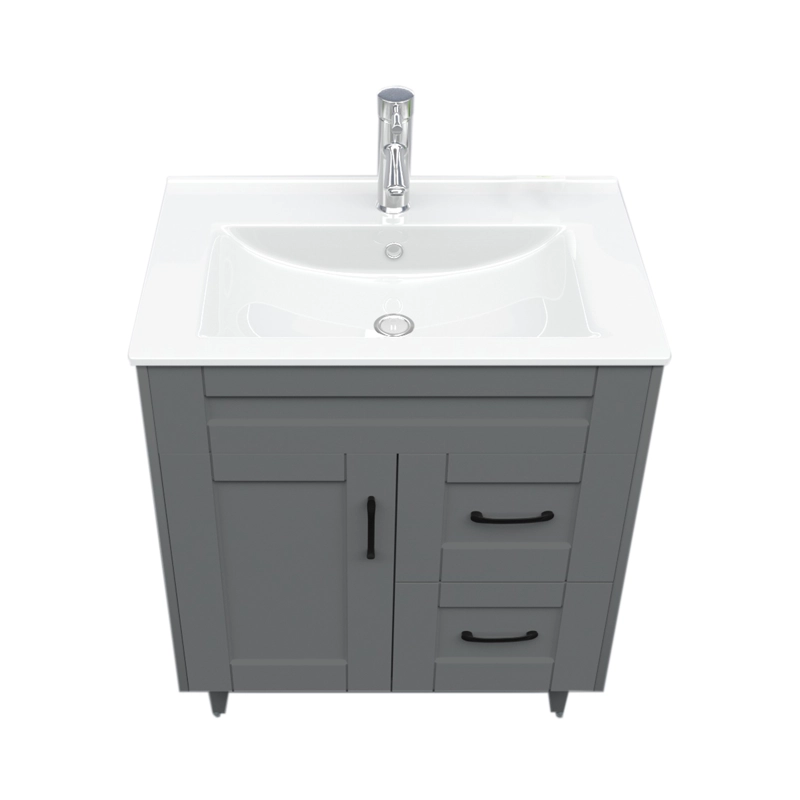 MUEBLE DOMSA VANITORIO GRIS 70SK-G NO INCLUYE CUBIERTA 70 CM - 3