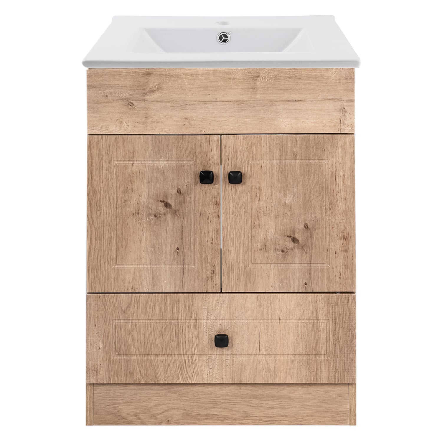 KIT DOMSA MUEBLE VANITORIO B60PH-WOOD + P-60/60 X 80 X 47 CM - 1