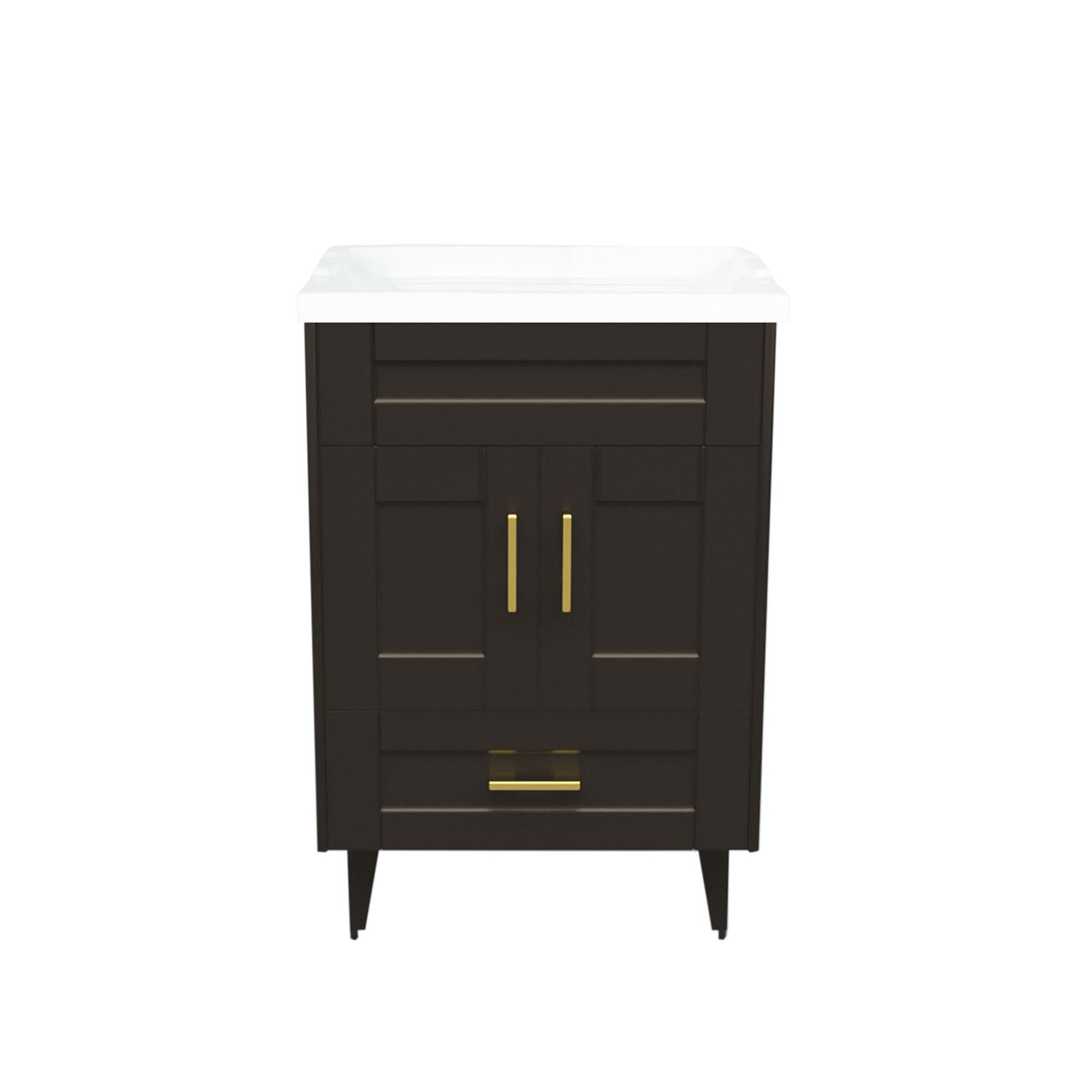 KIT DOMSA MUEBLE VANITORIO CAFÉ 50SK-C + F-50/50 X 80 X 40 CM - 1