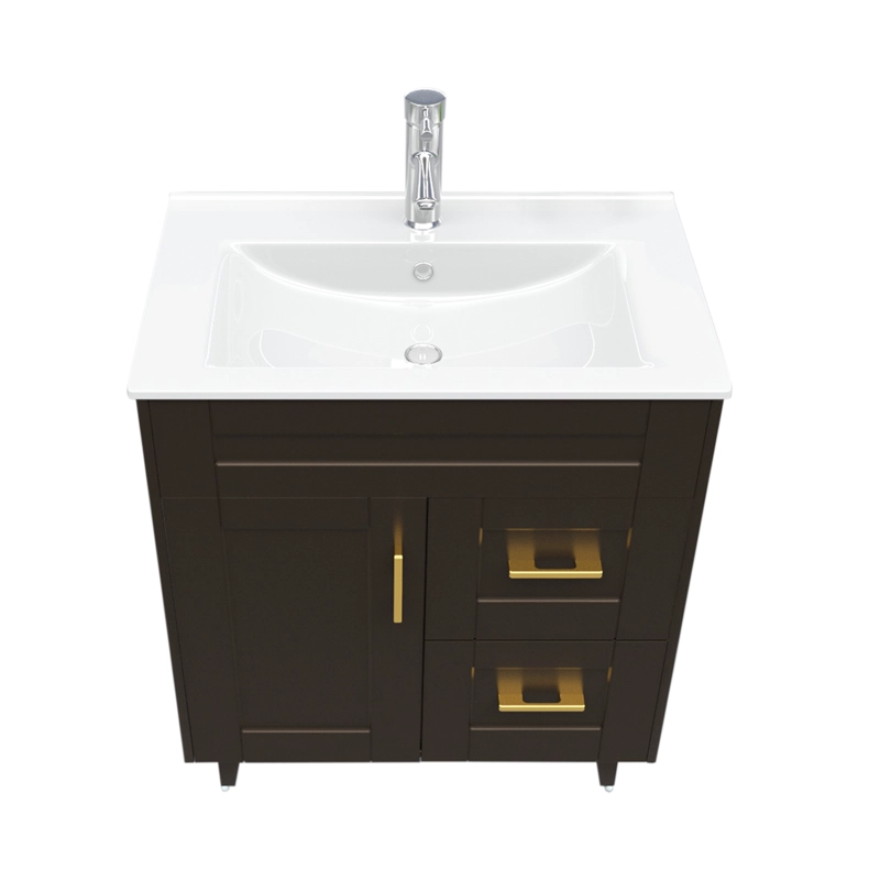 MUEBLE DOMSA VANITORIO CAFÉ 70SK-C NO INCLUYE CUBIERTA 70 CM - 3