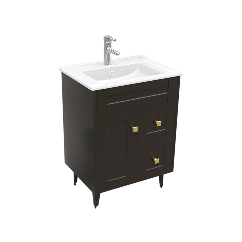 MUEBLE DOMSA VANITORIO CAFÉ N60SK-C NO INCLUYE CUBIERTA 60 CM - 2
