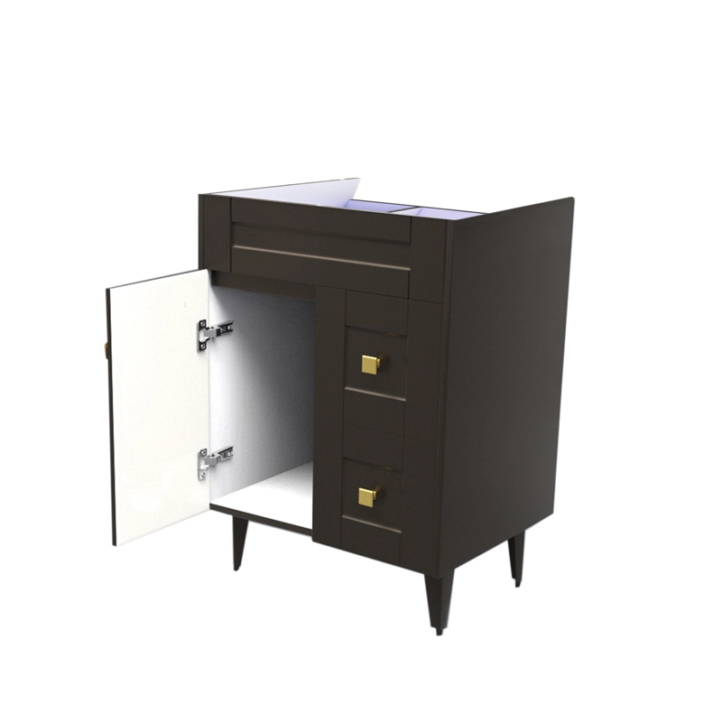 MUEBLE DOMSA VANITORIO CAFÉ N60SK-C NO INCLUYE CUBIERTA 60 CM - 3