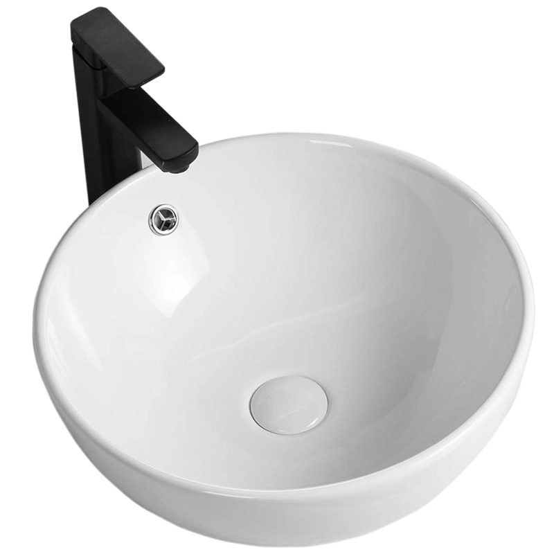 LAVAMANOS DOMSA SLC8002B SOBREPONER /43 X 17 CM CERÁMICA - 3