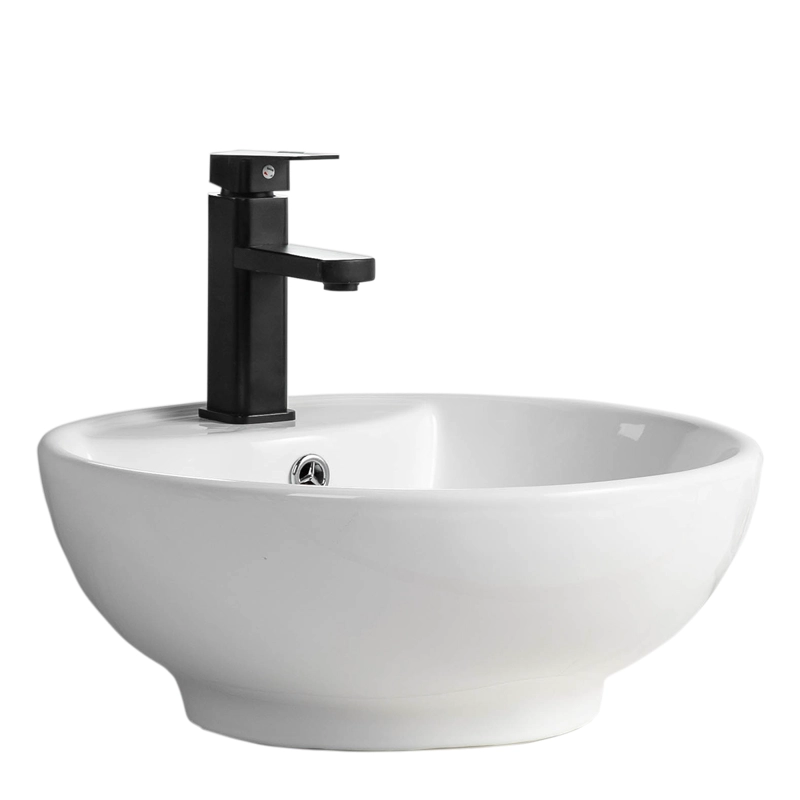 LAVAMANOS DOMSA SLC8008B SOBREPONER /46 X 18 CM CERÁMICA - 3