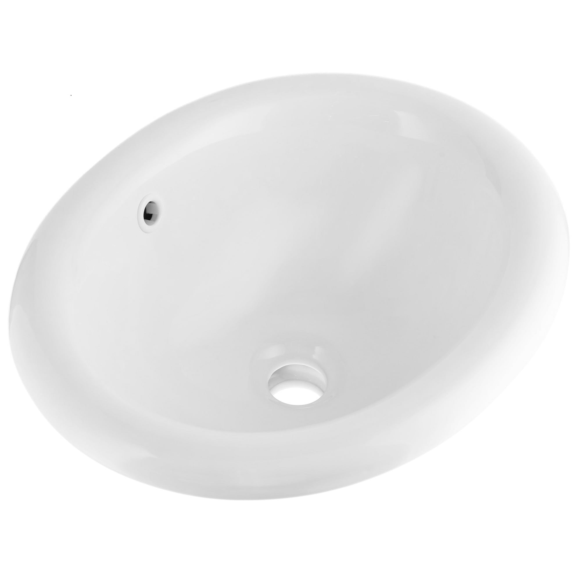 VANITORIO DOMSA 18S EMPOTRABLE OVALADO 45 X 39 X 18 CM CERÁMICA - 3