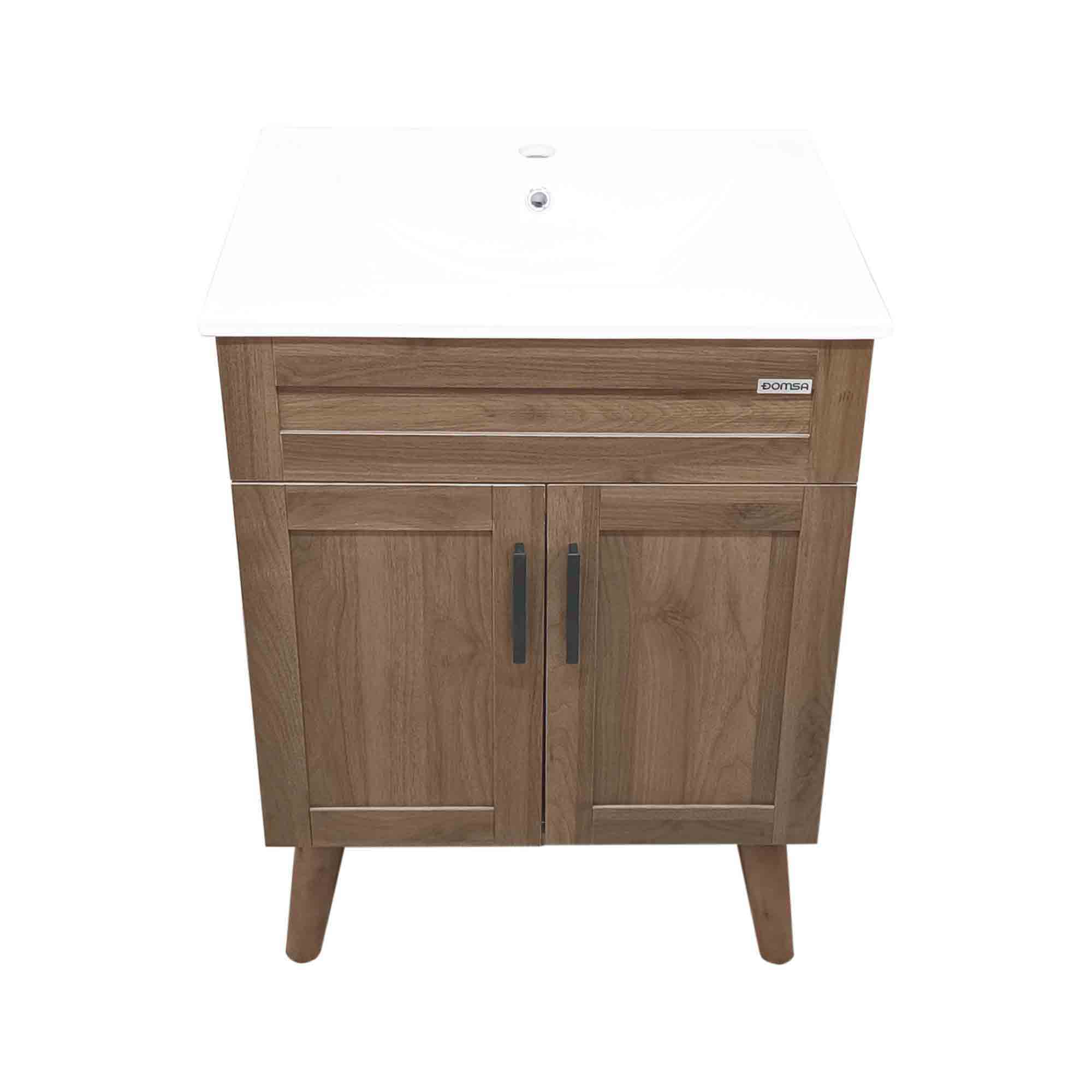 KIT DOMSA BM6047-P-60 MUEBLE VANITORIO ELEGANCE NOGAL/60 X 47 X 80 CM - 2