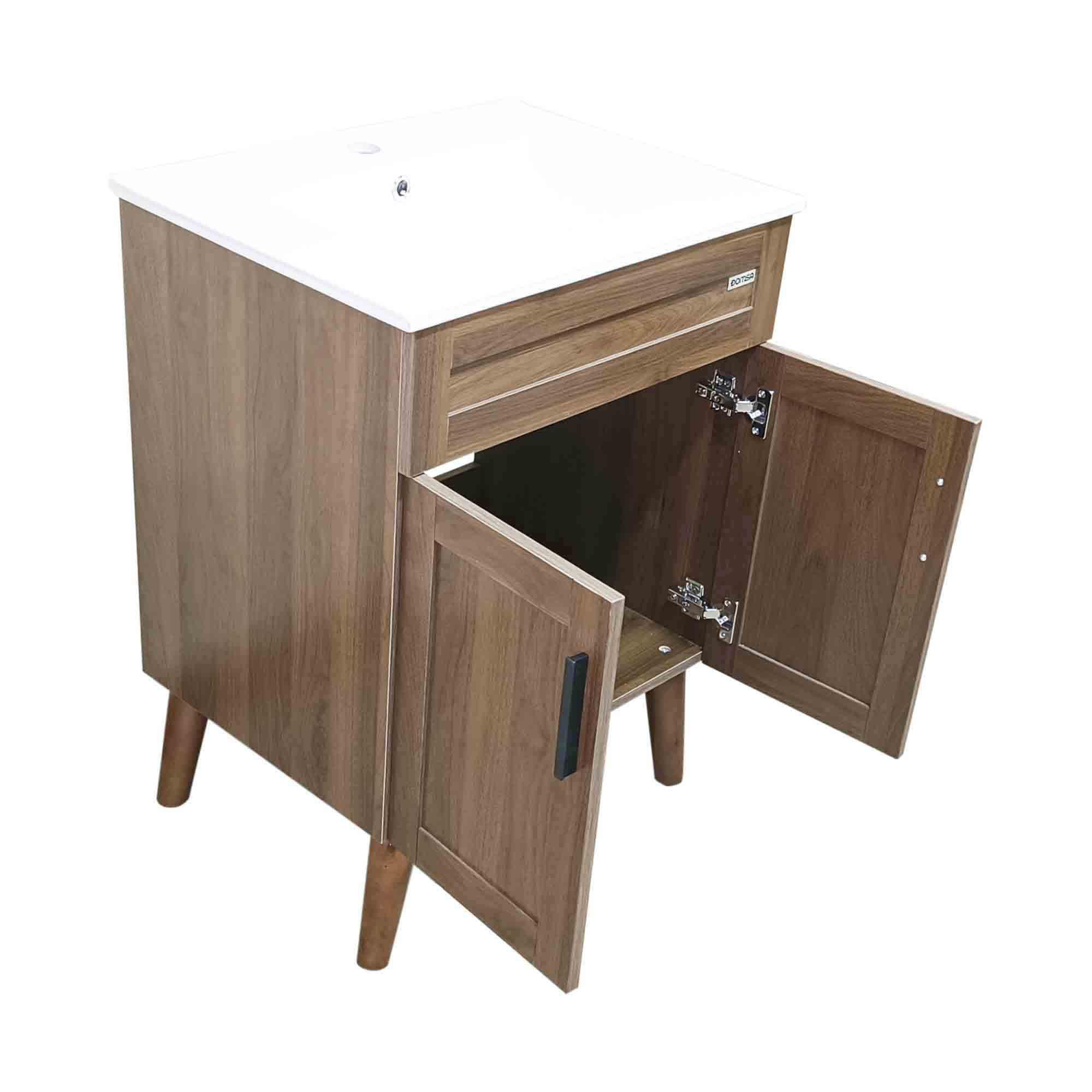 KIT DOMSA BM6047-P-60 MUEBLE VANITORIO ELEGANCE NOGAL/60 X 47 X 80 CM - 6