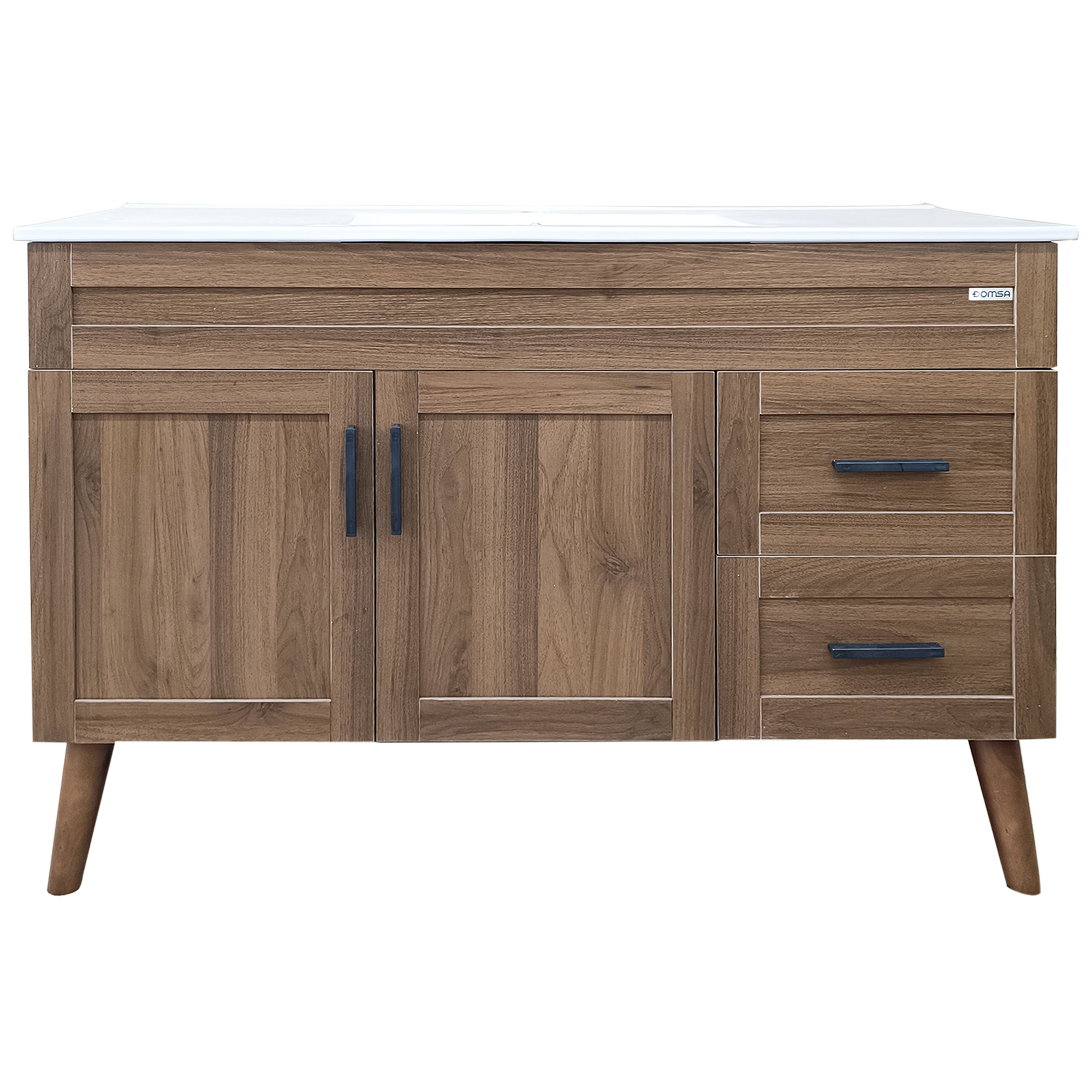 KIT MUEBLE VANITORIO DOMSA ELEGANCE NOGAL / 120X47X80CM - 1