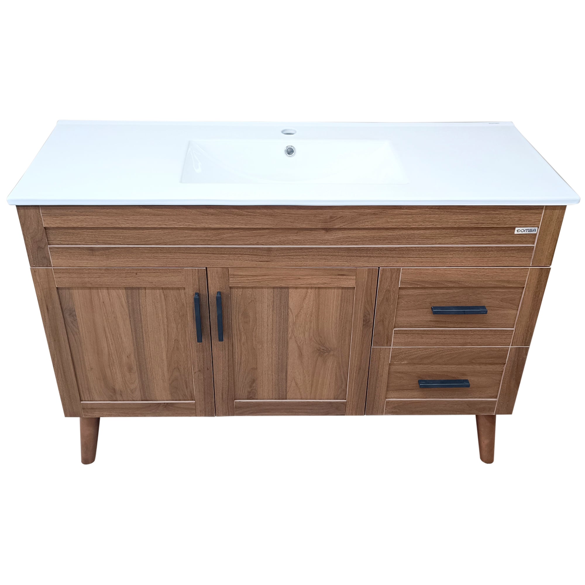 KIT MUEBLE VANITORIO DOMSA ELEGANCE NOGAL / 120X47X80CM - 2