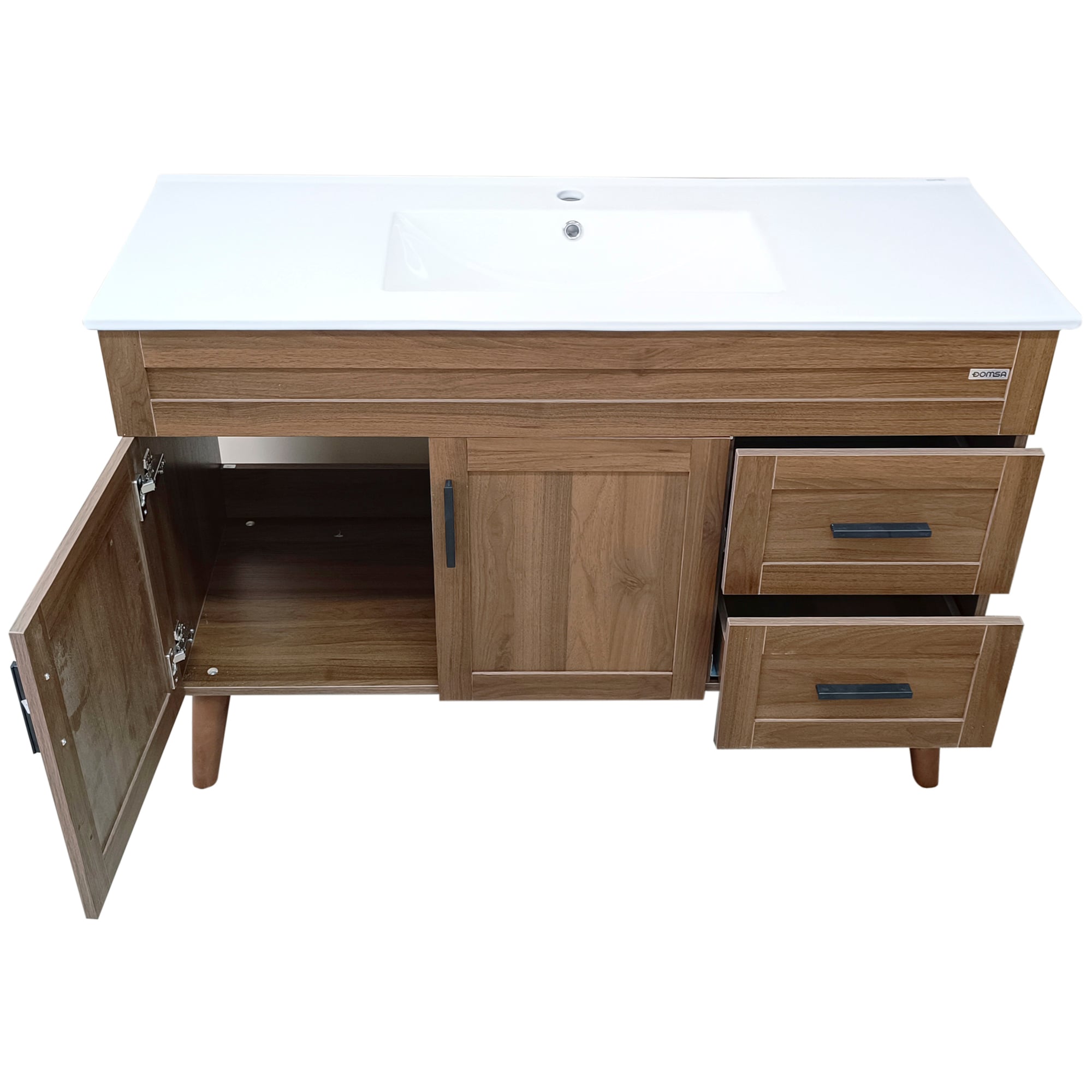 KIT MUEBLE VANITORIO DOMSA ELEGANCE NOGAL / 120X47X80CM - 6
