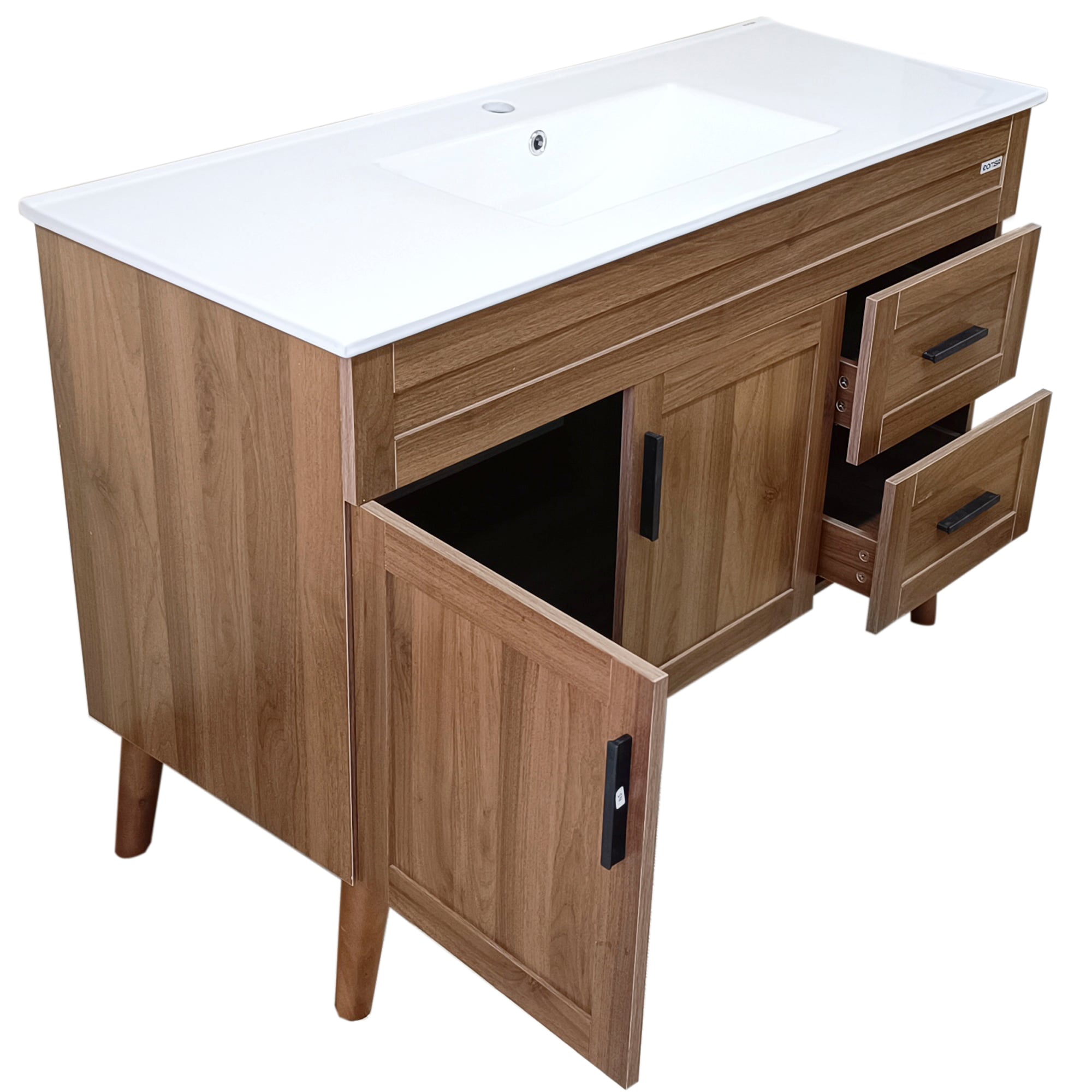 KIT MUEBLE VANITORIO DOMSA ELEGANCE NOGAL / 120X47X80CM - 7