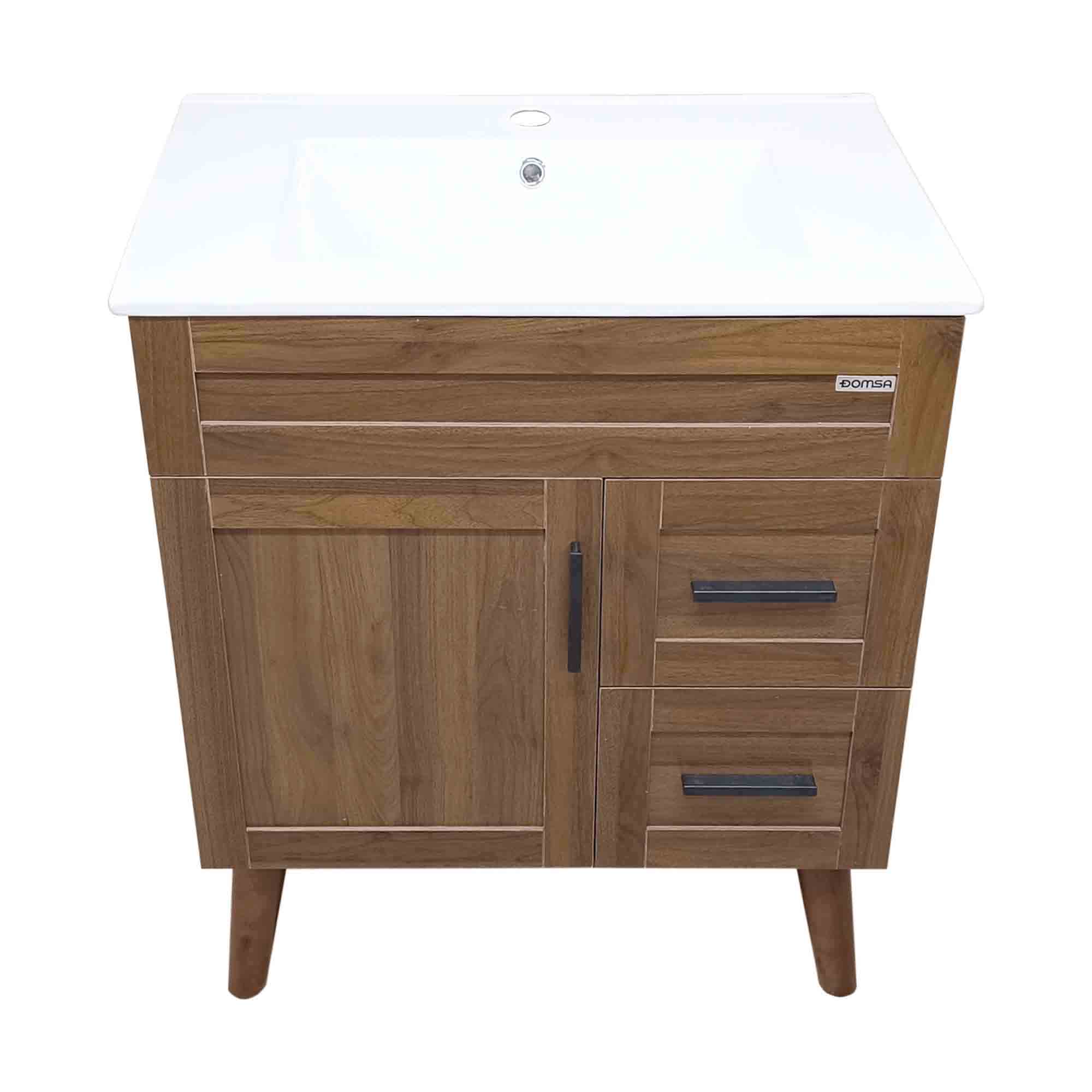 KIT DOMSA BM7047-P-70 MUEBLE VANITORIO ELEGANCE NOGAL/70 X 47 X 80 CM - 2