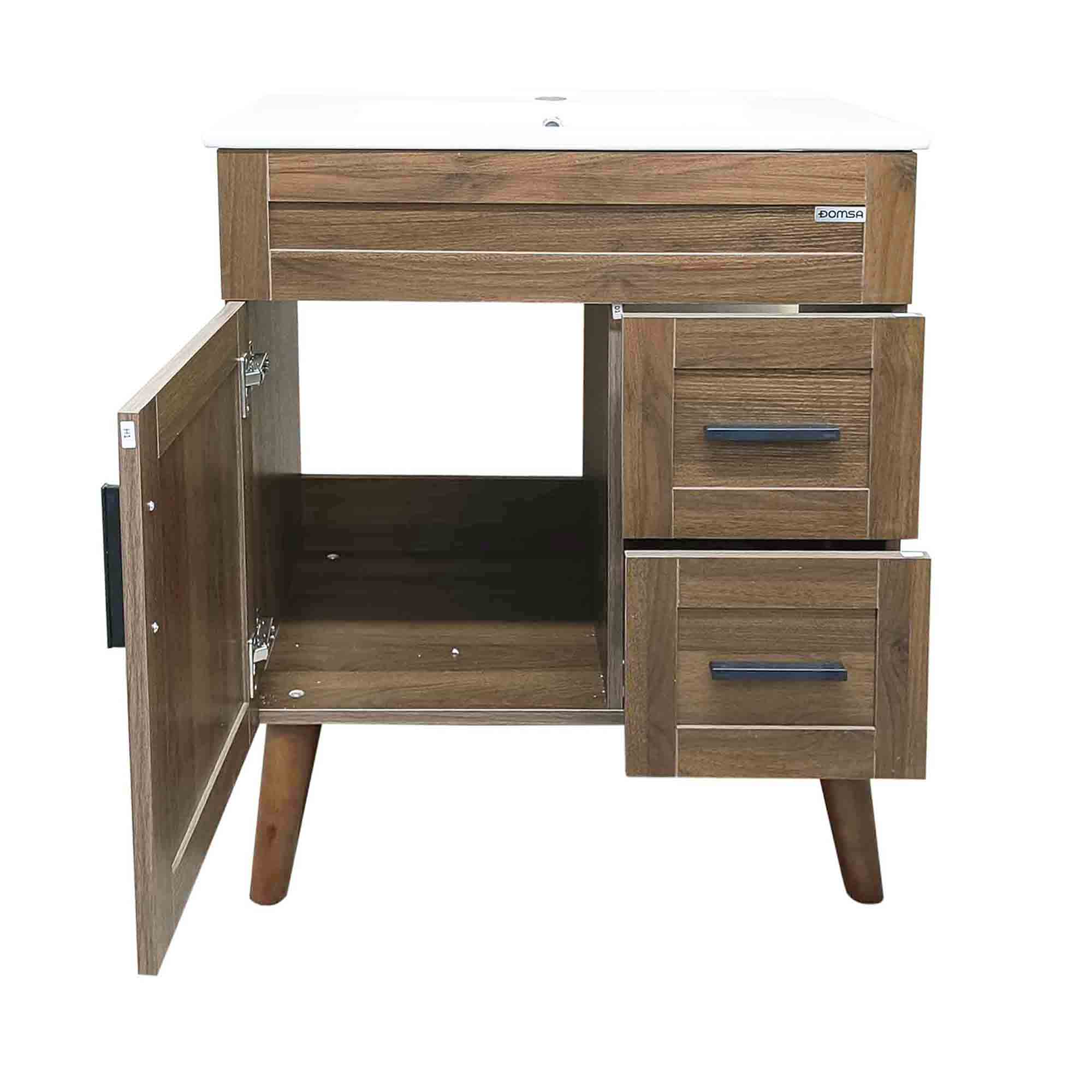 KIT DOMSA BM7047-P-70 MUEBLE VANITORIO ELEGANCE NOGAL/70 X 47 X 80 CM - 5