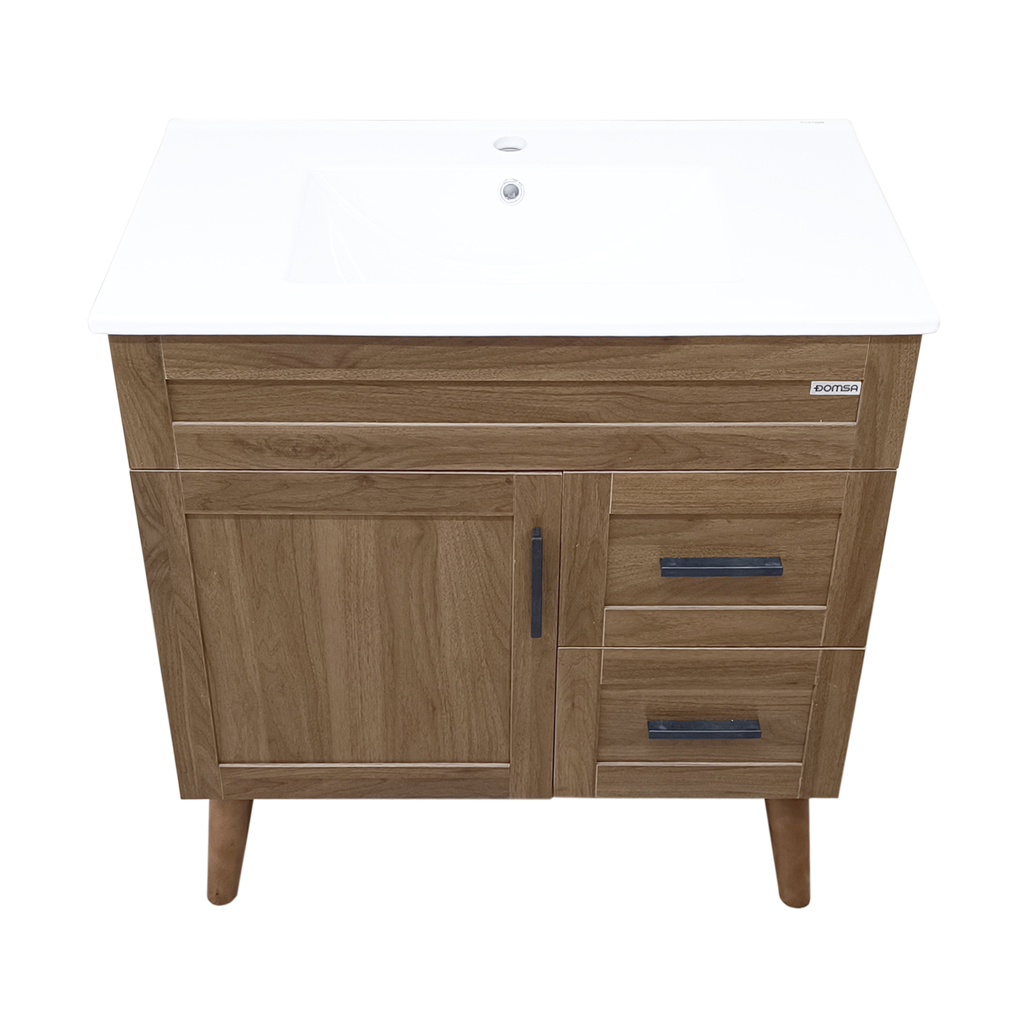 KIT DOMSA BM8047-P-80 MUEBLE VANITORIO ELEGANCE NOGAL/80 X 47 X 80 CM - 2