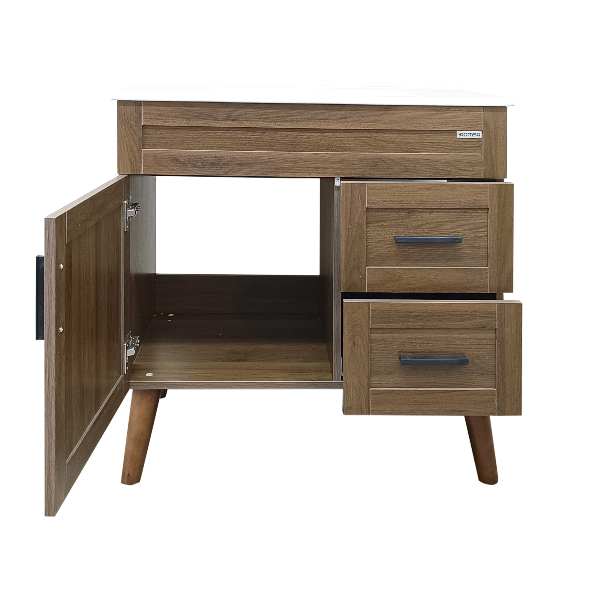 KIT DOMSA BM8047-P-80 MUEBLE VANITORIO ELEGANCE NOGAL/80 X 47 X 80 CM - 5