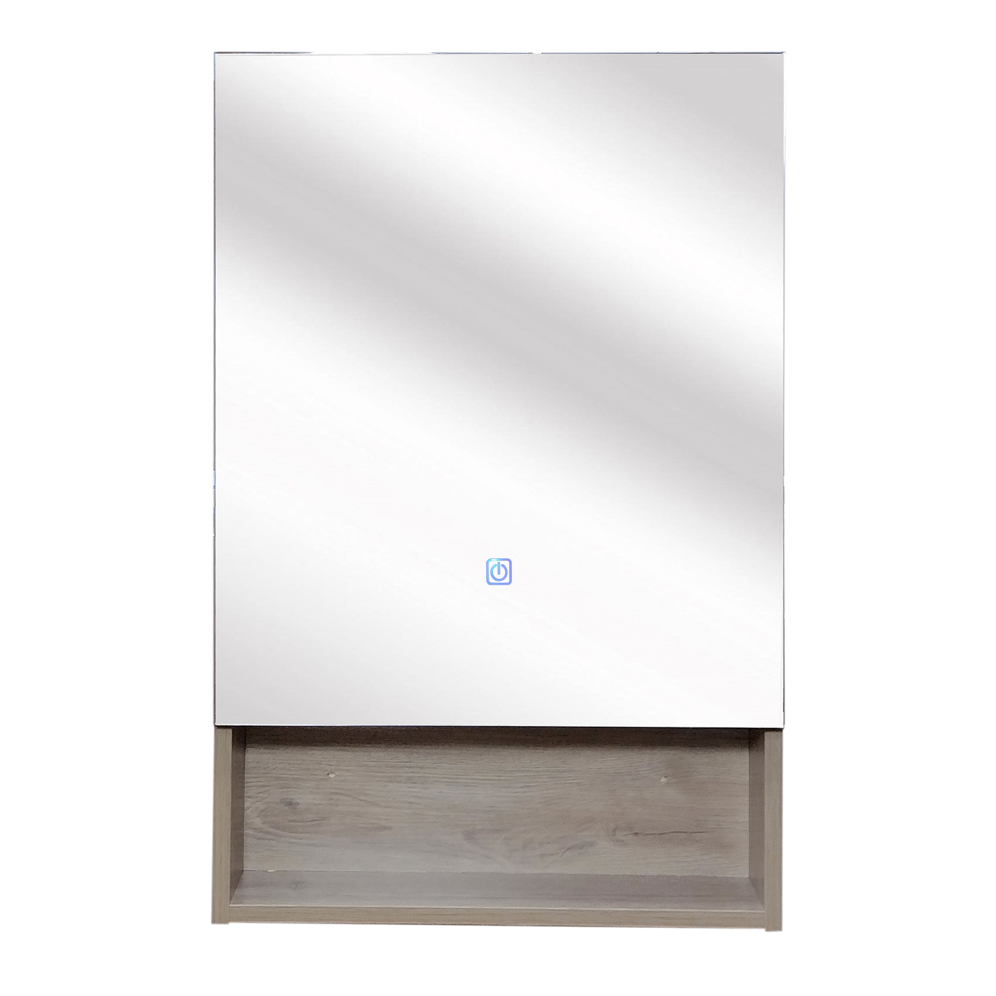 BOTIQUÍN DOMSA BMEA RECTANGULAR GRIS PARDO LED BAÑO ESPEJO SPACE 50X13X80CM - 4