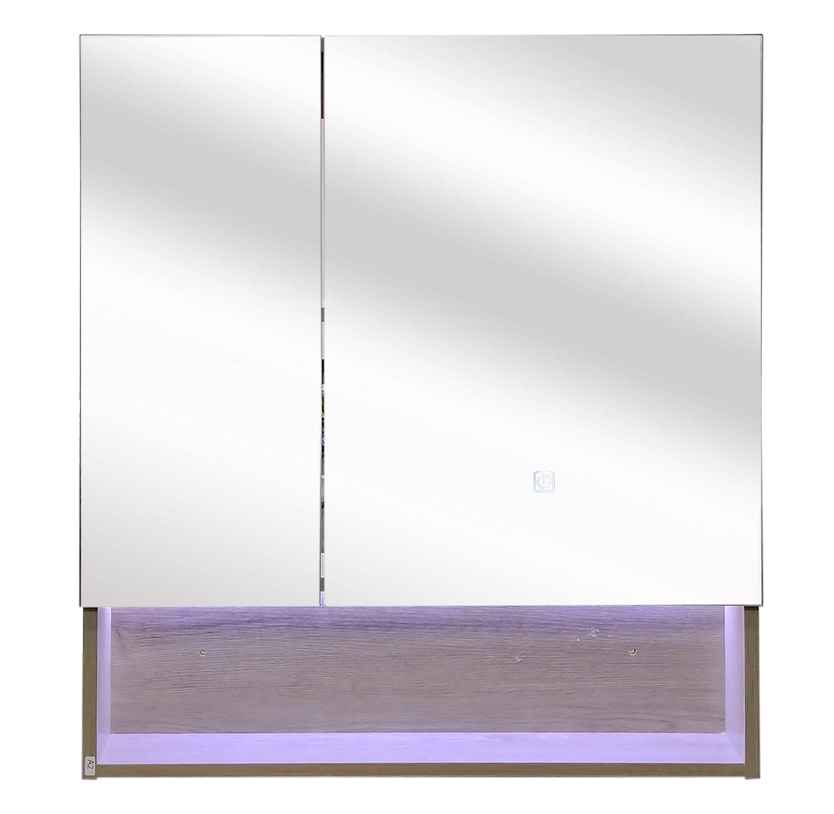 BOTIQUÍN DOMSA BMEA RECTANGULAR GRIS PARDO LED BAÑO ESPEJO SPACE 70X13X80CM - 1
