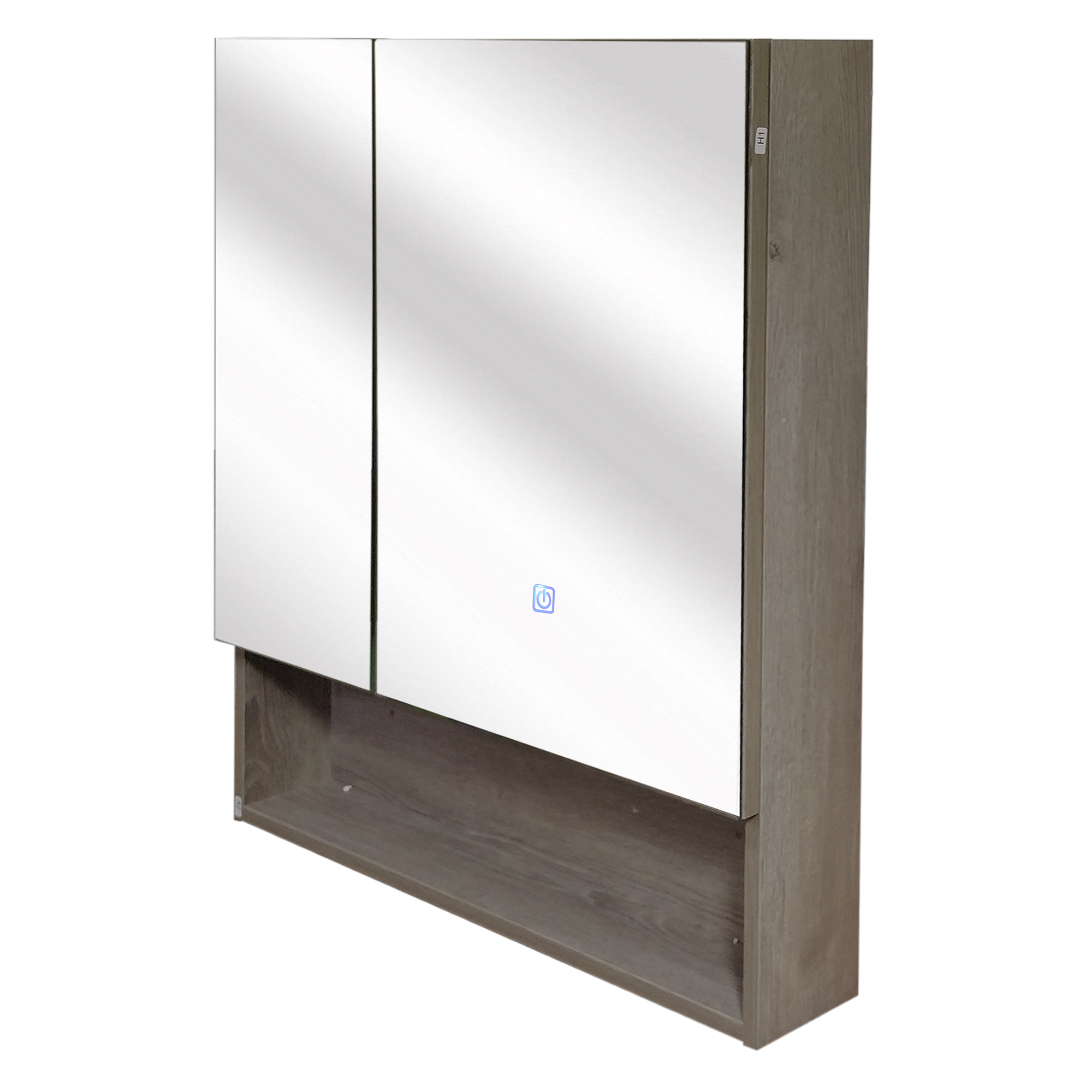 BOTIQUÍN DOMSA BMEA RECTANGULAR GRIS PARDO LED BAÑO ESPEJO SPACE 70X13X80CM - 5