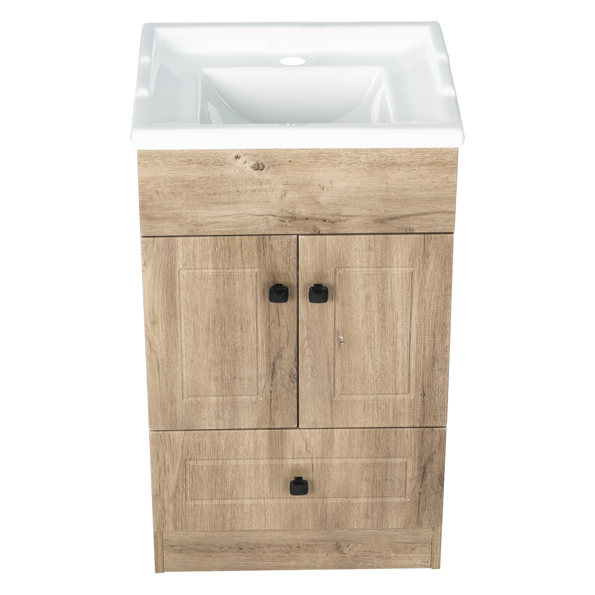 KIT MUEBLE VANITORIO DOMSA B50PH WOOD+F 50 50X80X40CM BLANCO - 2