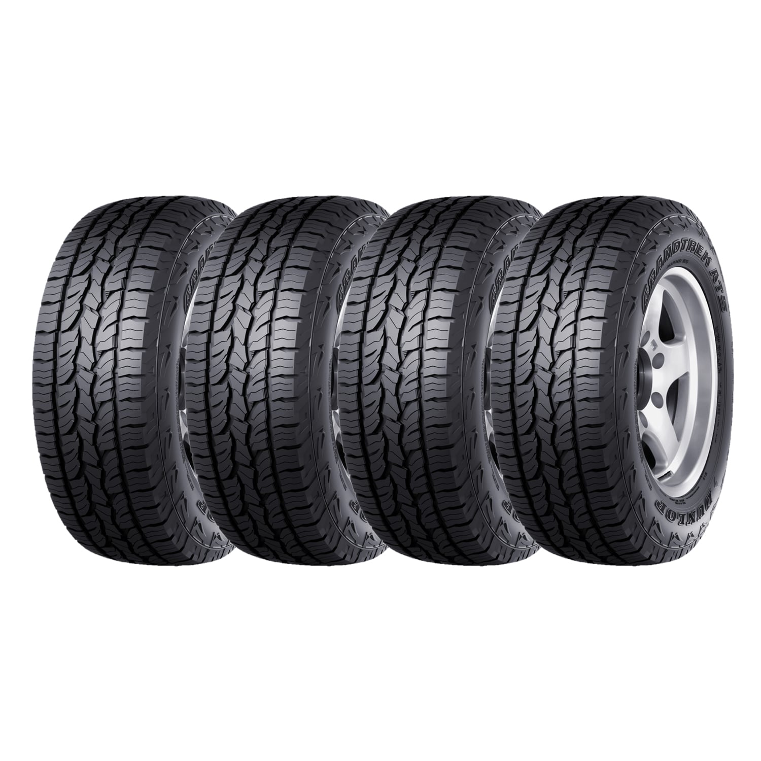 SET 4 NEUMATICOS DUNLOP 235/60R16 100H AT5 A/T - 1