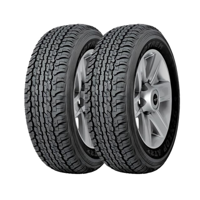 SET 2 NEUMATICOS DUNLOP 265/70R17 115S AT22 H/T TL BLK JAP - 1