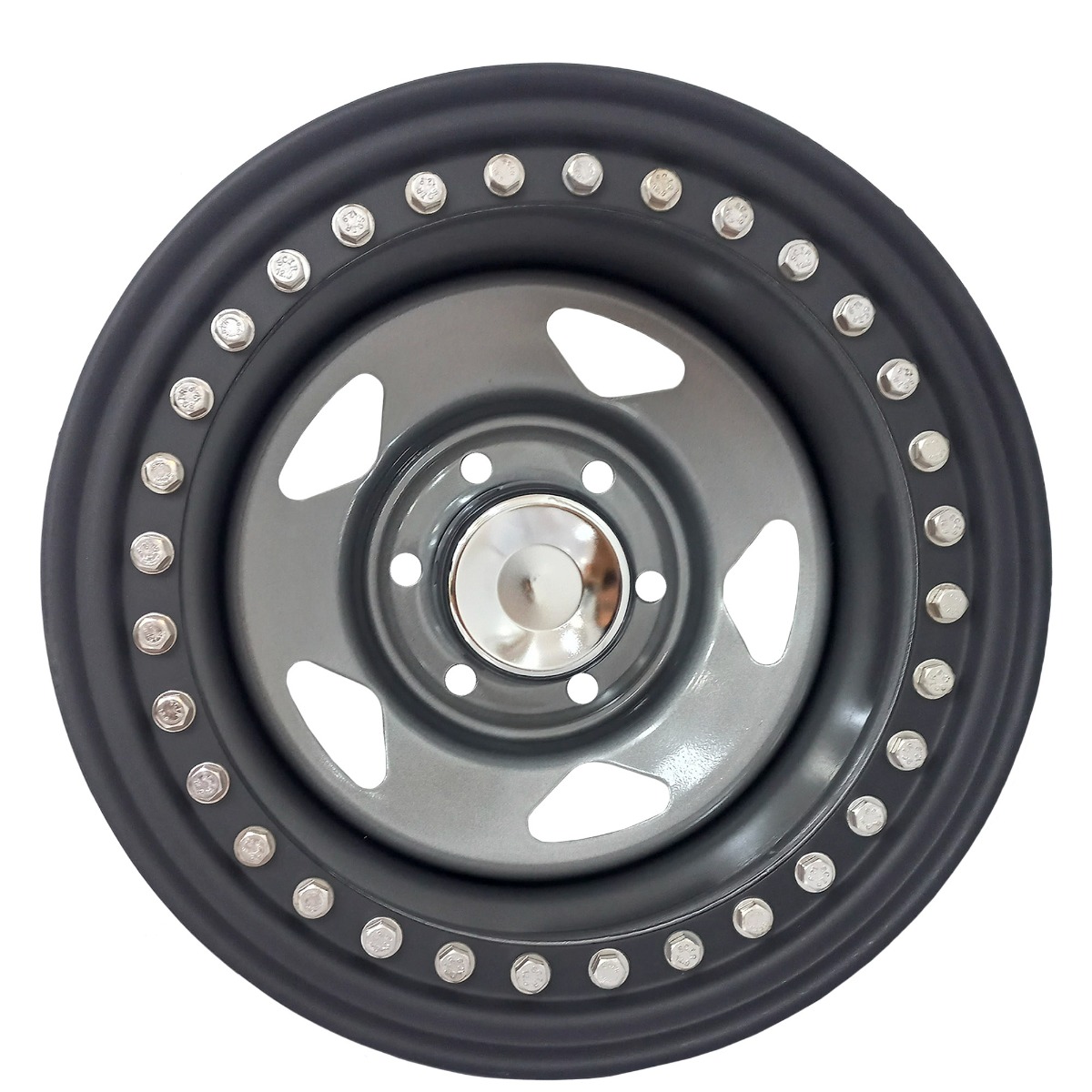 SET 4 LLANTAS - 15X10 5X127 ET-38 MG-FMB-CR BEADLOCK 5034 - 1
