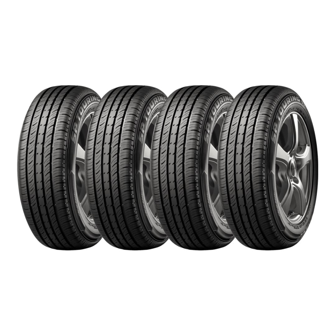 SET 4 NEUMATICOS DUNLOP 175/70R14 84T SP TOURING T1 H/T TL BLK IND - 1