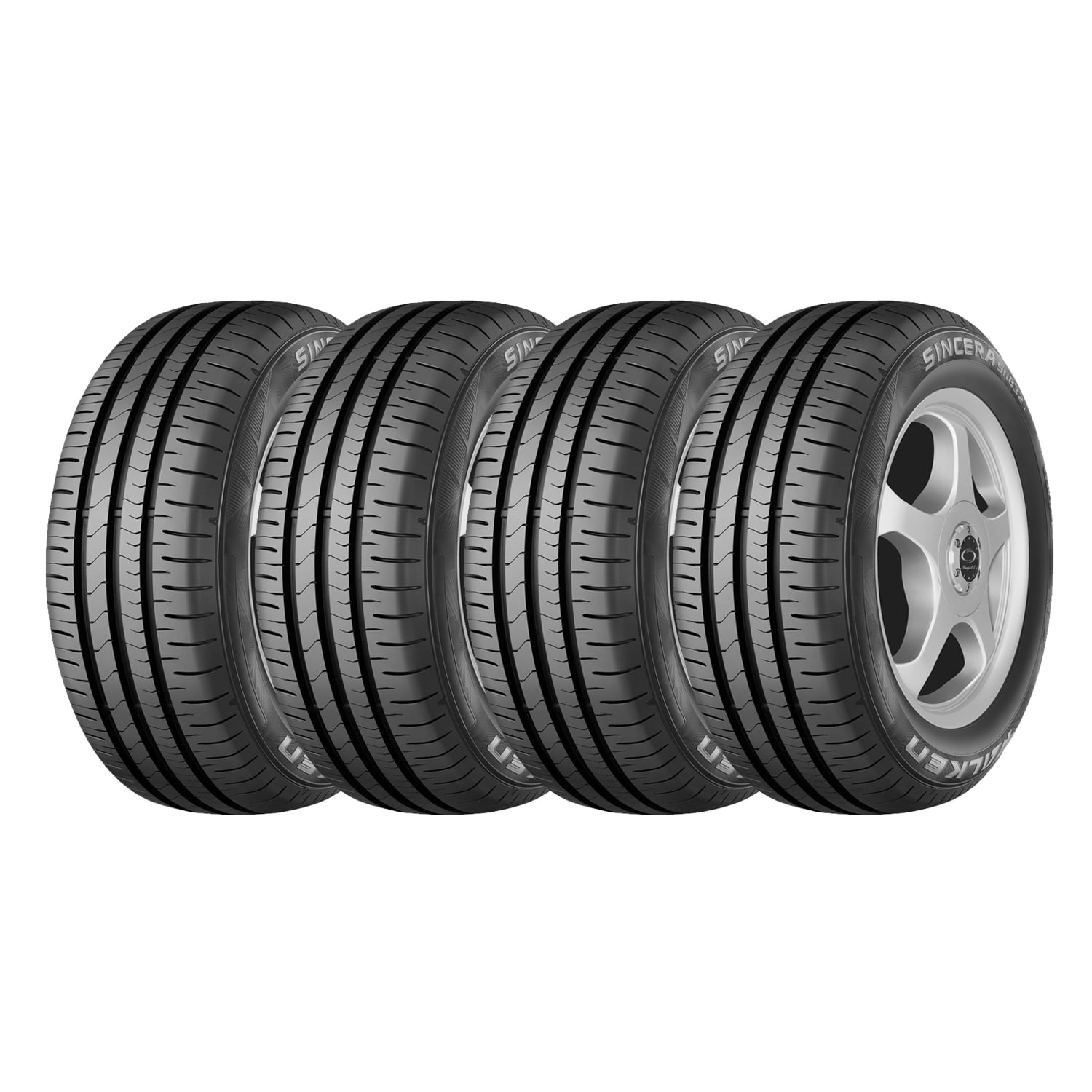 SET 4 NEUMATICOS FALKEN 165/65R13 77T SN832I H/T TL BLK IND - 1