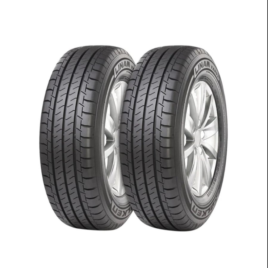 SET 2 NEUMATICOS FALKEN 195R15 106S LINAM-VAN01 LTR BLK THA - 1