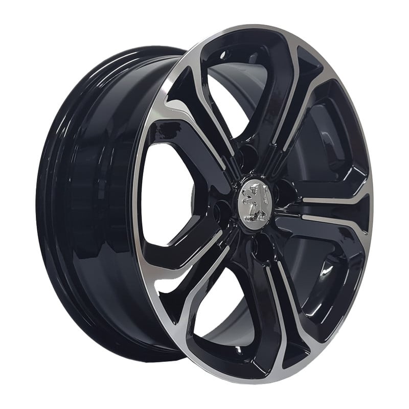 SET 4 LLANTAS 15X6 4X108 ET25 PEUGEOT5372 BM - 1