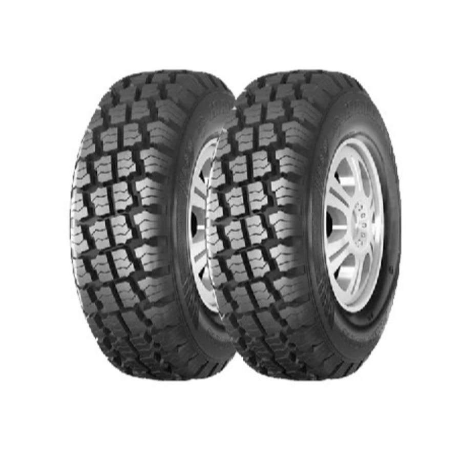 SET 2 NEUMATICOS MILEKING 215/75R14 104/101Q MK818 8PR A/T TL BLK CHN - 1