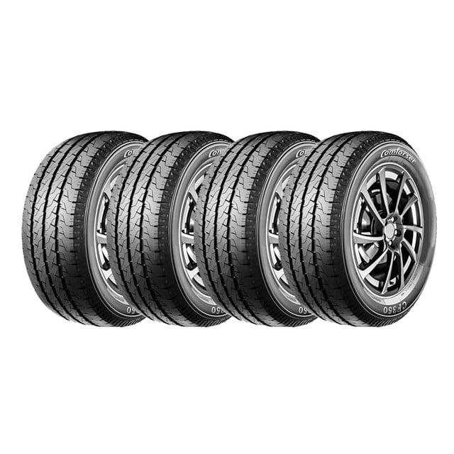 SET 4 NEUMATICOS COMFORSER 195/70R15 104/102R CF350 8PR LTR BLK CHN - 1