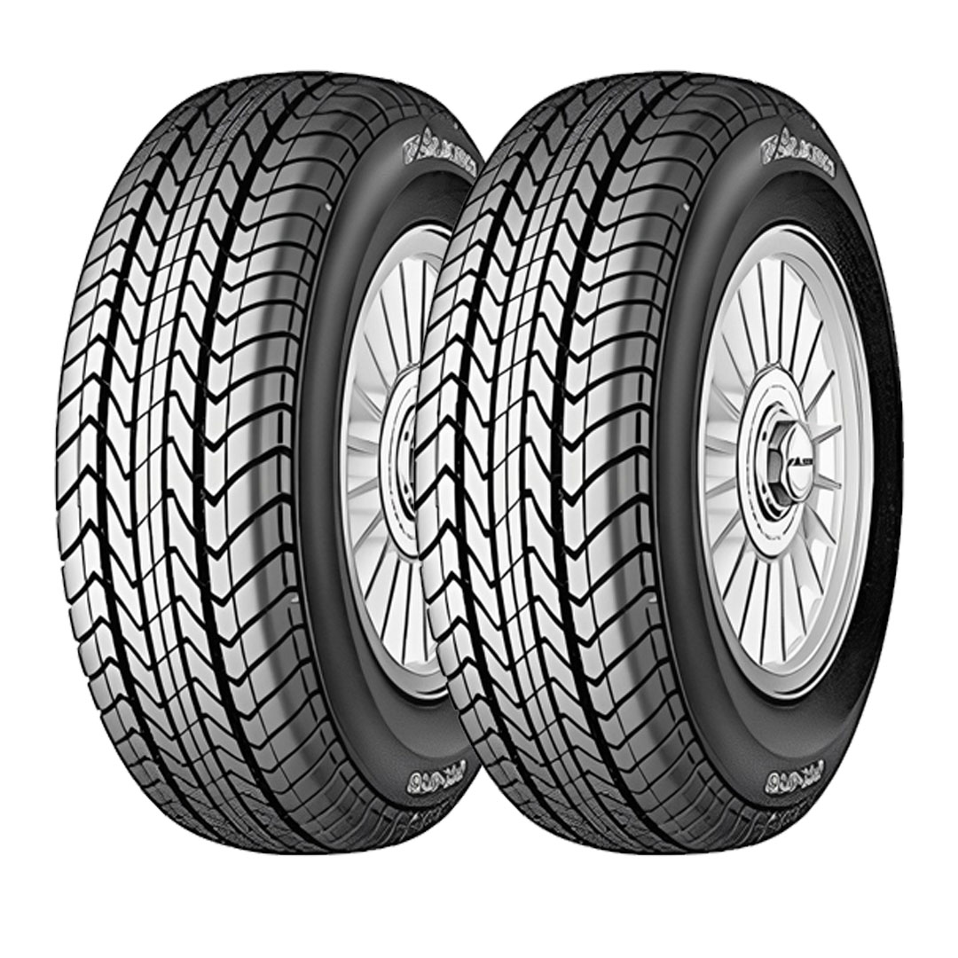 SET 2 NEUMATICOS FALKEN 165/70R10 72H FK07E H/T TL BLK JAP - 1
