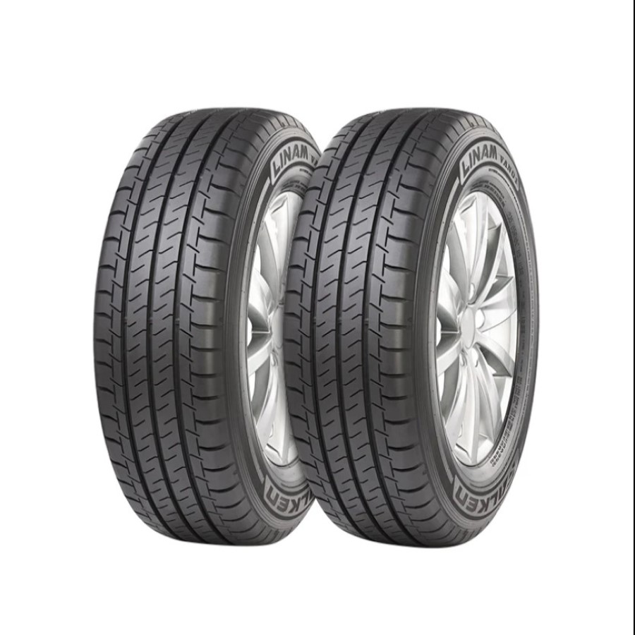 SET 2 NEUMATICOS FALKEN 155R13 85/83R LINAM-VAN01 6PR LTR BLK THA - 1