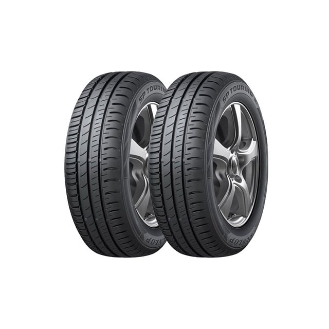 SET 2 NEUMATICOS DUNLOP 185/70R14 88H SP TOURING R1 H/T TL BLK IND - 1