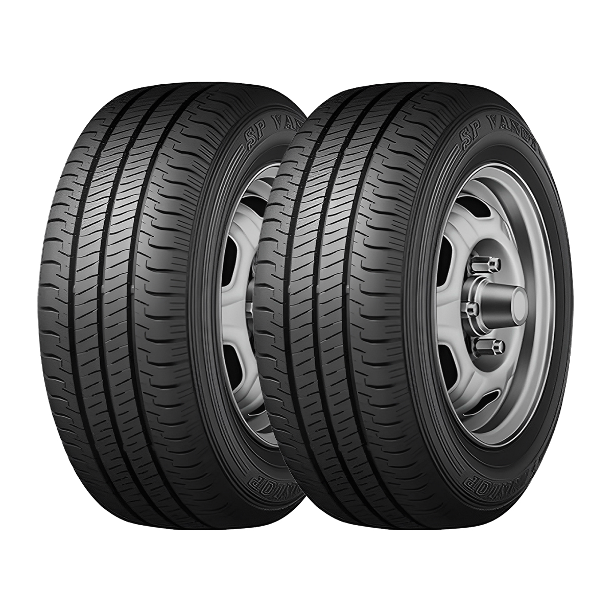 SET 2 NEUMATICOS DUNLOP 205/65R16 107/105T SPVAN01 LTR BLK THA - 1