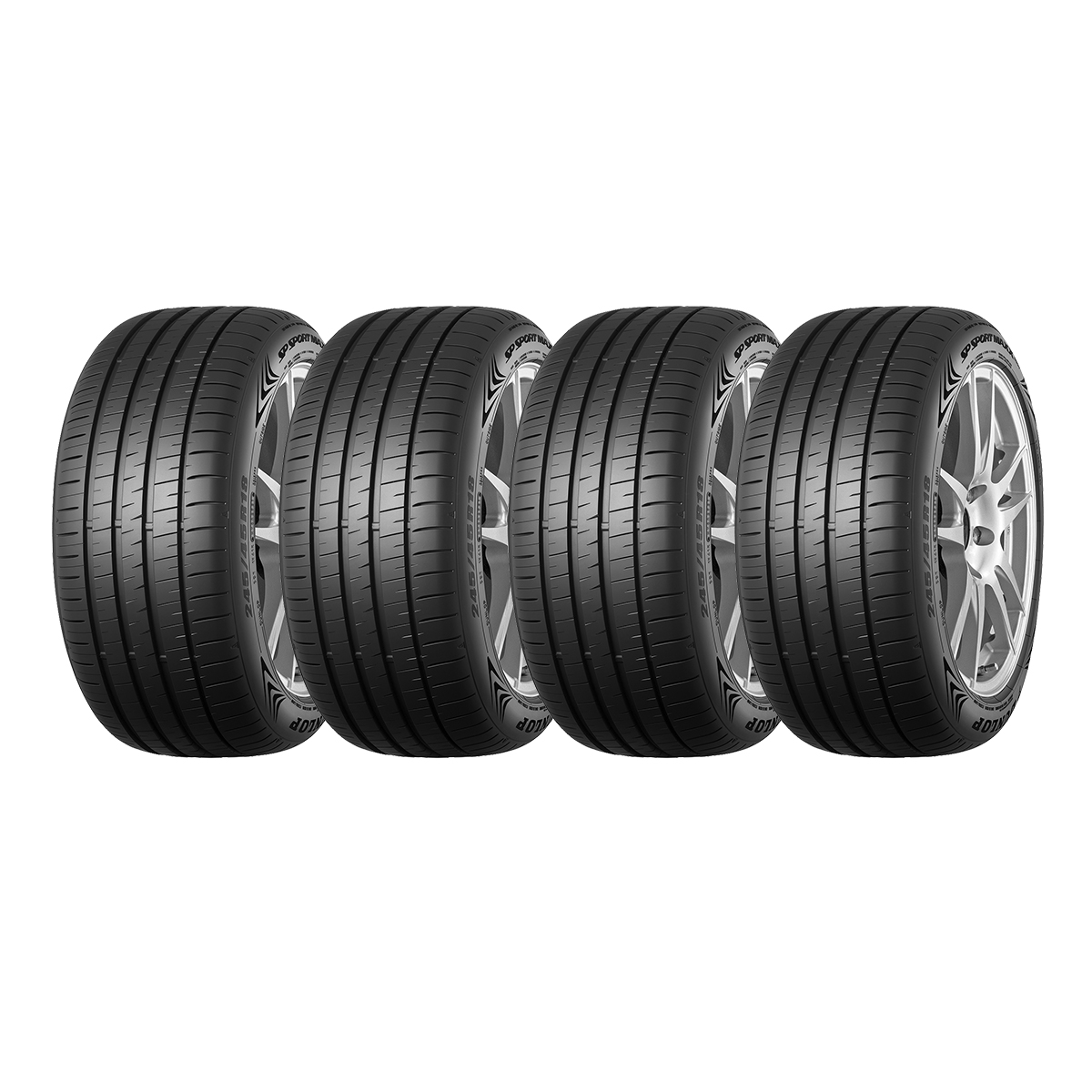 SET 4 NEUMATICOS DUNLOP 245/60R18 105V MAX060+ H/T TL BLK JAP - 1
