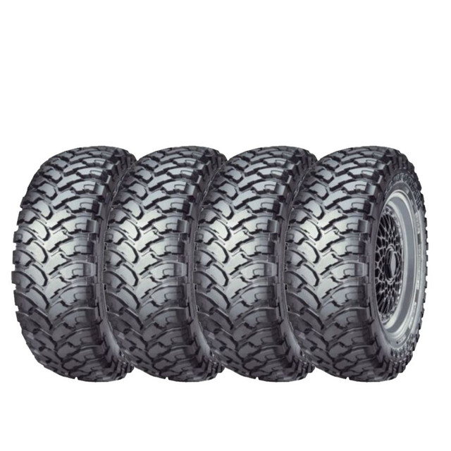 SET 4 NEUMATICOS COMFORSER 245/65R17 117/114Q CF3000 10PR M/T + TL BLK CHN - 1