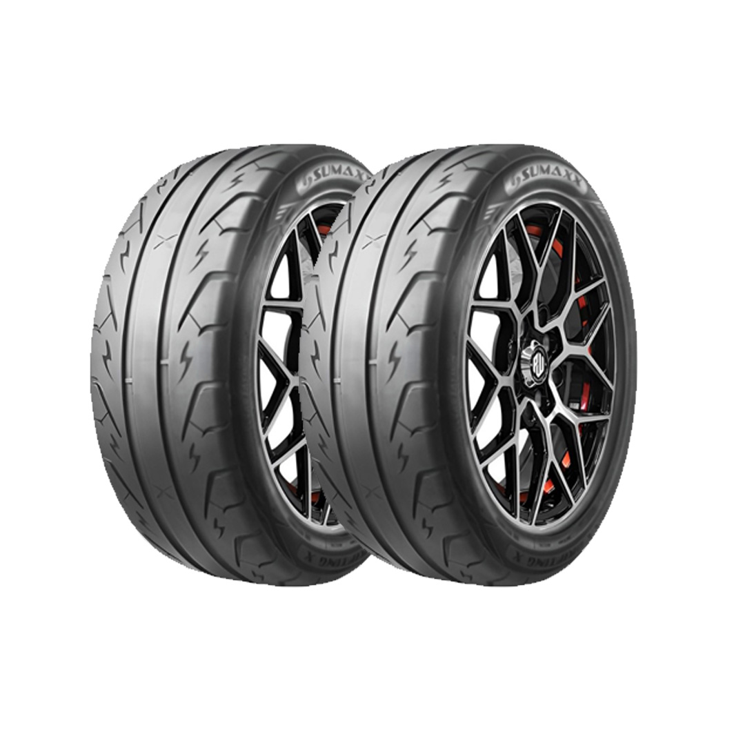 SET 2 NEUMATICOS SUMAXX 215/45R17 91W MAX DRIFTING X RACE-ON TL BLK CHN - 1