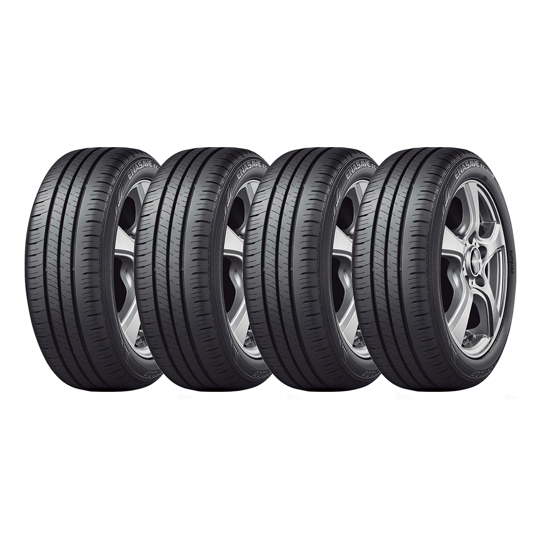 SET 4 NEUMATICOS 195/60R16 89H EC300+ DUNLOP H/T TL BLK IND - 1